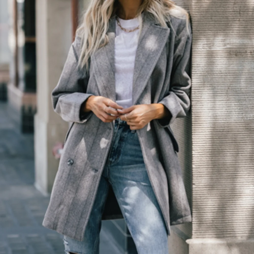 FallSALE🙀AMARYLLIS⚡ Stormi Wool Coat - Picture 5 of 9